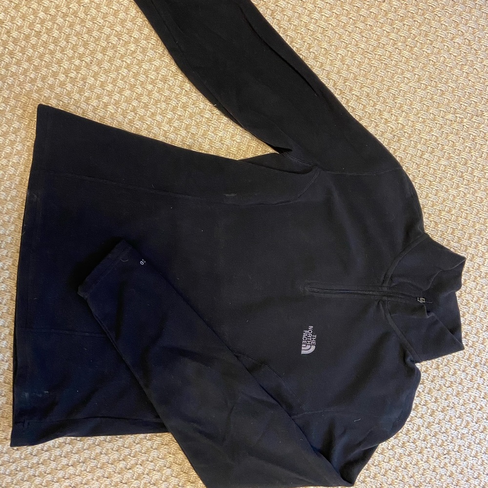 North Face half zip (M)